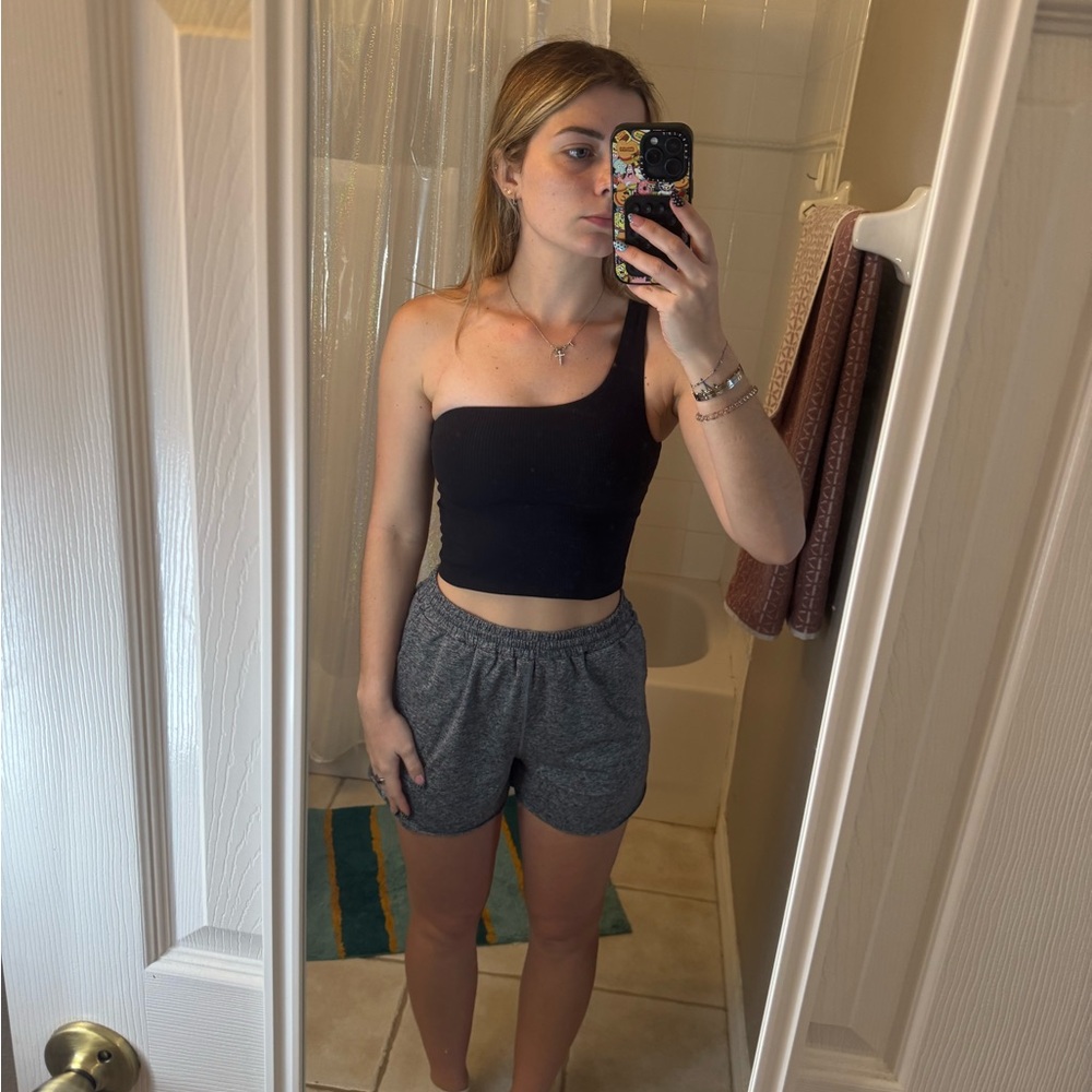 Lululemon Ribbed Asymmetrical top